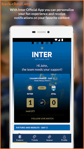 Inter Official App screenshot