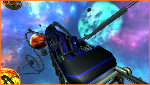 Intergalactic Space Virtual Reality Roller Coaster screenshot