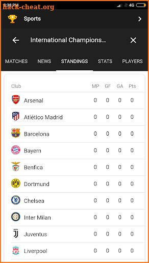 International Champions Cup Live Scores & Fixtures screenshot