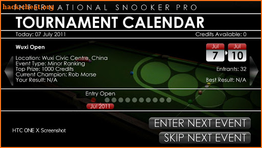 International Snooker Pro HD screenshot