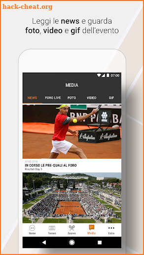 Internazionali d’Italia - ibi18 screenshot