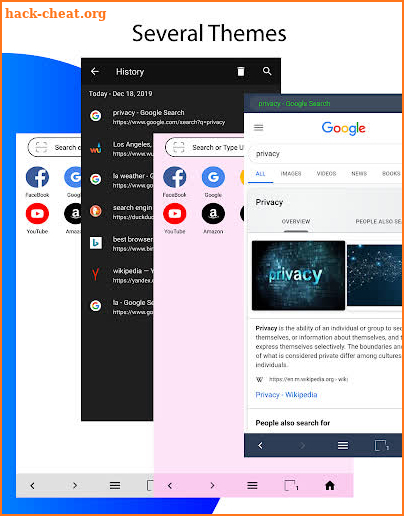 Internet browser & Explorer, ad blocker browser screenshot