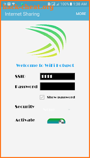 Internet Sharing WiFi Hotspot screenshot