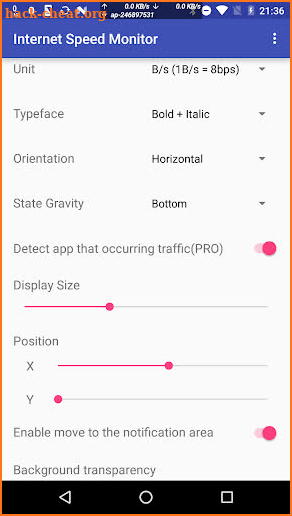 Internet Speed Monitor PRO Key screenshot