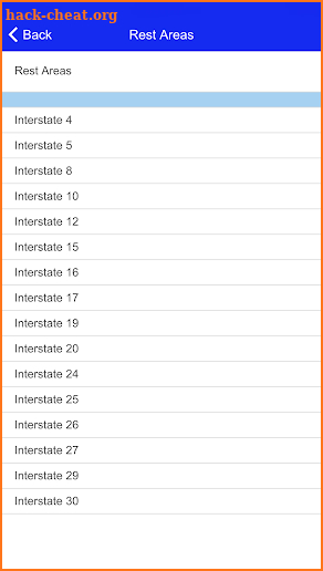 Interstate Rest Areas in USA screenshot