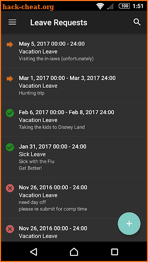 InTime Scheduling screenshot