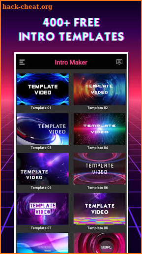 Intro Maker With Music – Animated Text Video screenshot