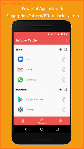 Intruder Catcher: Lock Screen and App protection screenshot