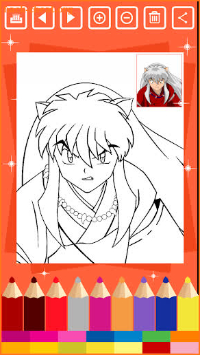 Inuyasha Coloring Book screenshot