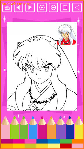 Inuyasha Coloring Book screenshot