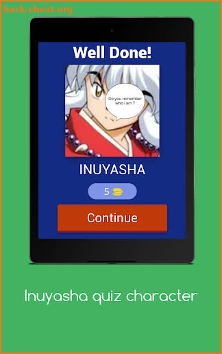 Inuyasha quiz character screenshot