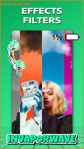 InVaporwave: Vaporwave, VHS & Glitch Photo Editor screenshot