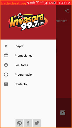 Invasora 99.7 screenshot