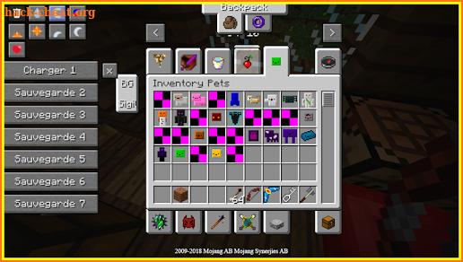 Inventory Pets mod for MCPE screenshot