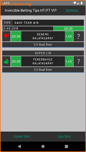 Invincible Betting Tips HT/FT VIP screenshot