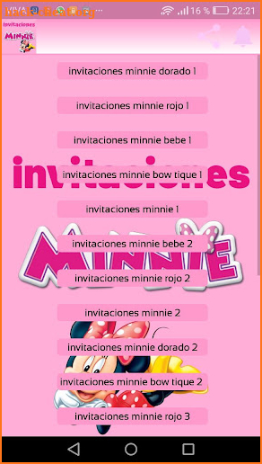 Invitaciones Mini screenshot