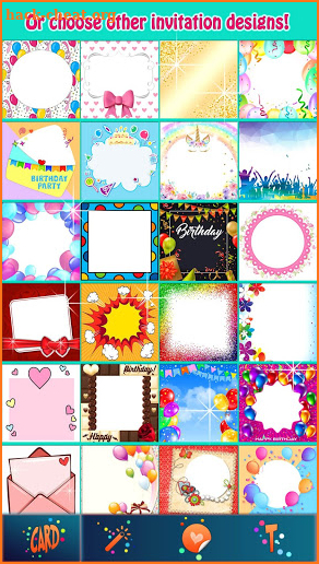 Invitation Card for Birthday 🎉 Party Invitations screenshot