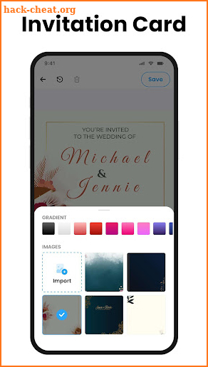 Invitation Card Maker screenshot