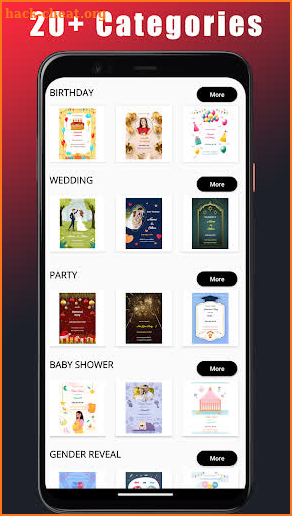 Invitation Card Maker screenshot