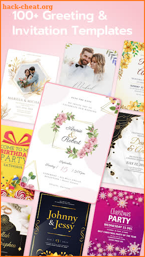 invitation Card Maker & Design screenshot