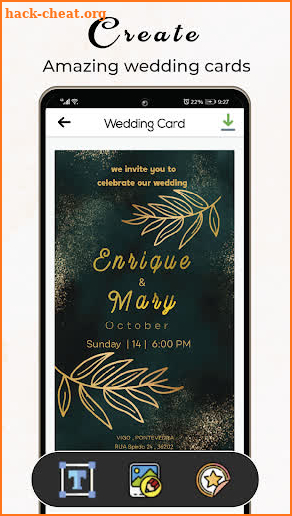 Invitation Card Maker & Ecards screenshot