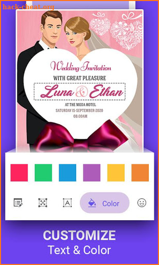 Invitation Card Maker & Ecards Invites screenshot