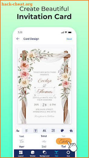 Invitation Maker & Card Design screenshot