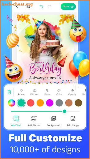 Invitation Maker Birthday Card screenshot