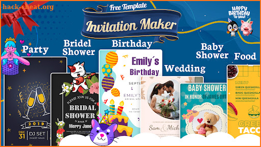 Invitation maker: Card Creator screenshot