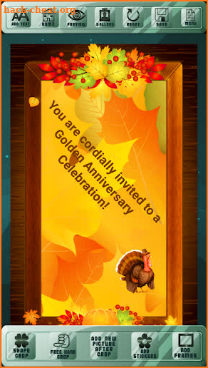 Invites For Thanksgiving Day screenshot