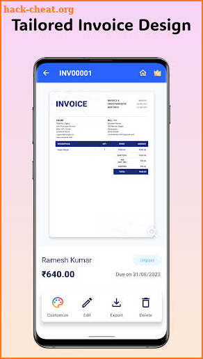 Invoice Generator Pro screenshot