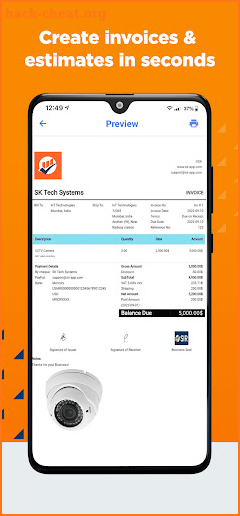 Invoice Maker & Quick Receipt screenshot