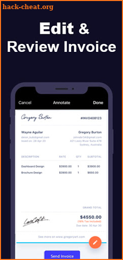 Invoice maker - Generate Invoices & billing screenshot