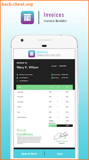 Invoice Maker - Receipt & Free Invoice Generator screenshot