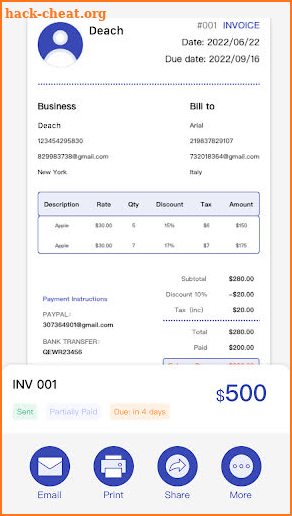 Invoice Maker - Smart Invoice screenshot