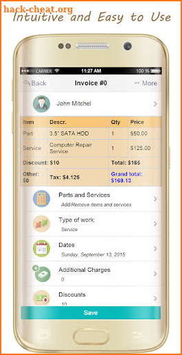 Invoices & Estimates screenshot