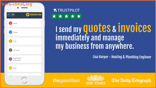 Invoicing, Quoting, Scheduling App : Powered Now screenshot