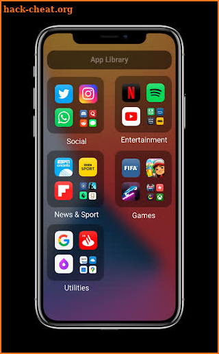 iOS 14 for KLWP screenshot