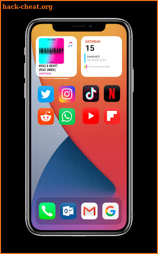 iOS 14 for KLWP screenshot