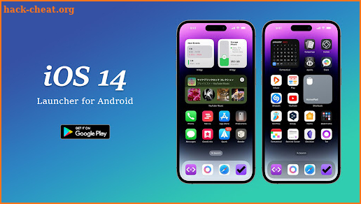 iOS 14 launcher for Android screenshot