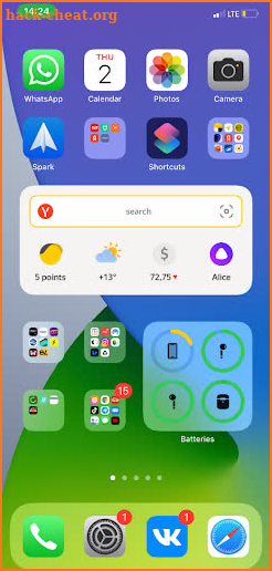 iOS 15 Launcher for Android screenshot