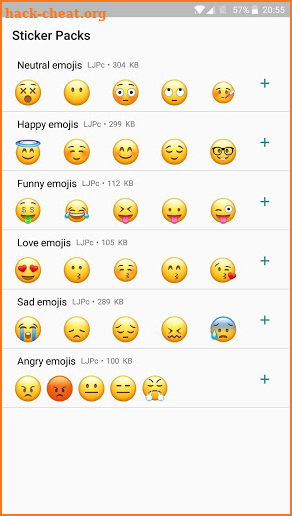 iOS stickerpack (WAStickerApps) screenshot