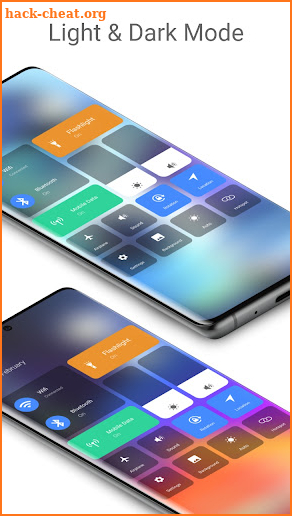 iOS Style Control Center screenshot