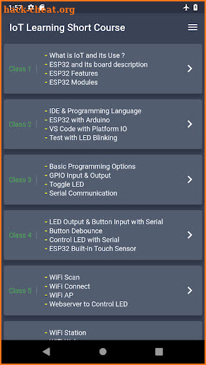 IoT Learning Short Course : ESP32, Arduino,Project screenshot