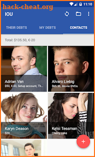 IOU Pro - debt manager screenshot