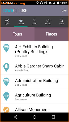 Iowa Culture App screenshot