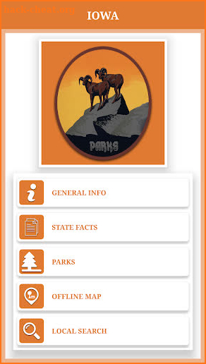 Iowa State and National Parks screenshot