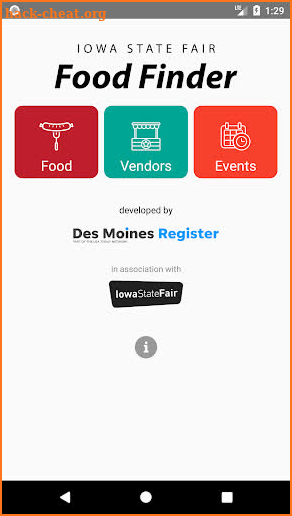 Iowa State Fair Food Finder screenshot