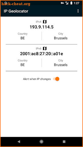 IP Address & Geolocation (IPv4 & IPv6) screenshot