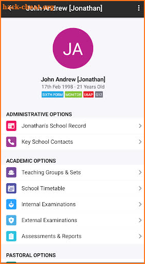 iParent App screenshot